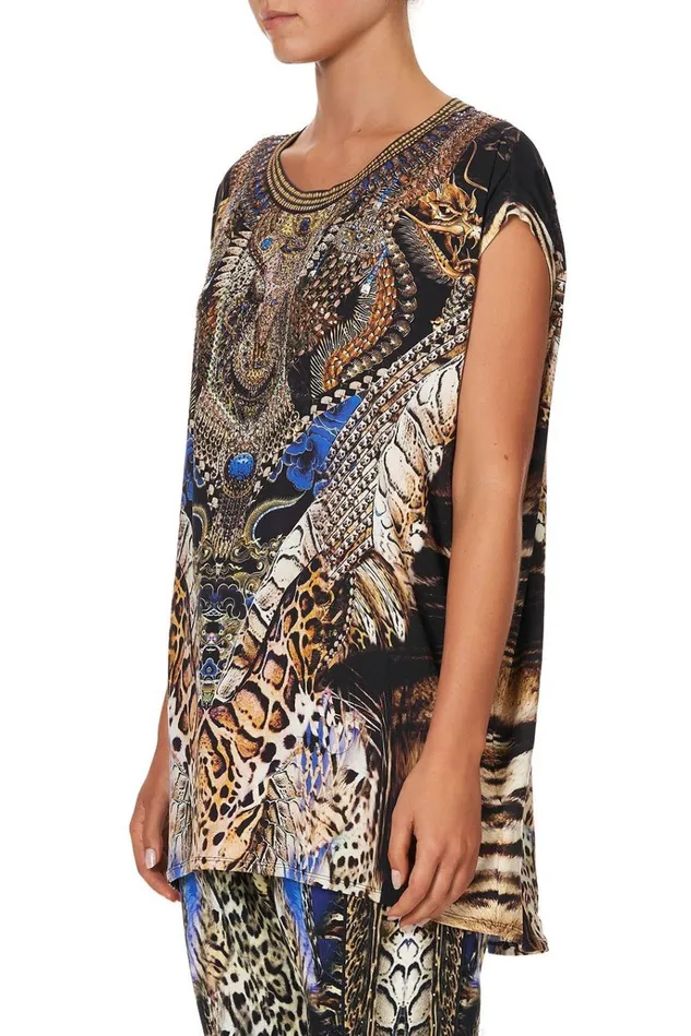 Camilla Loungewear Women Extended Sleeve Tee Dragon Lady