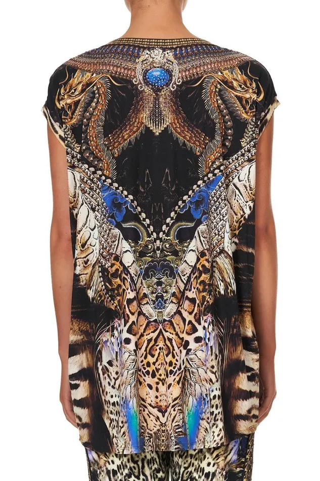 Camilla Loungewear Women Extended Sleeve Tee Dragon Lady