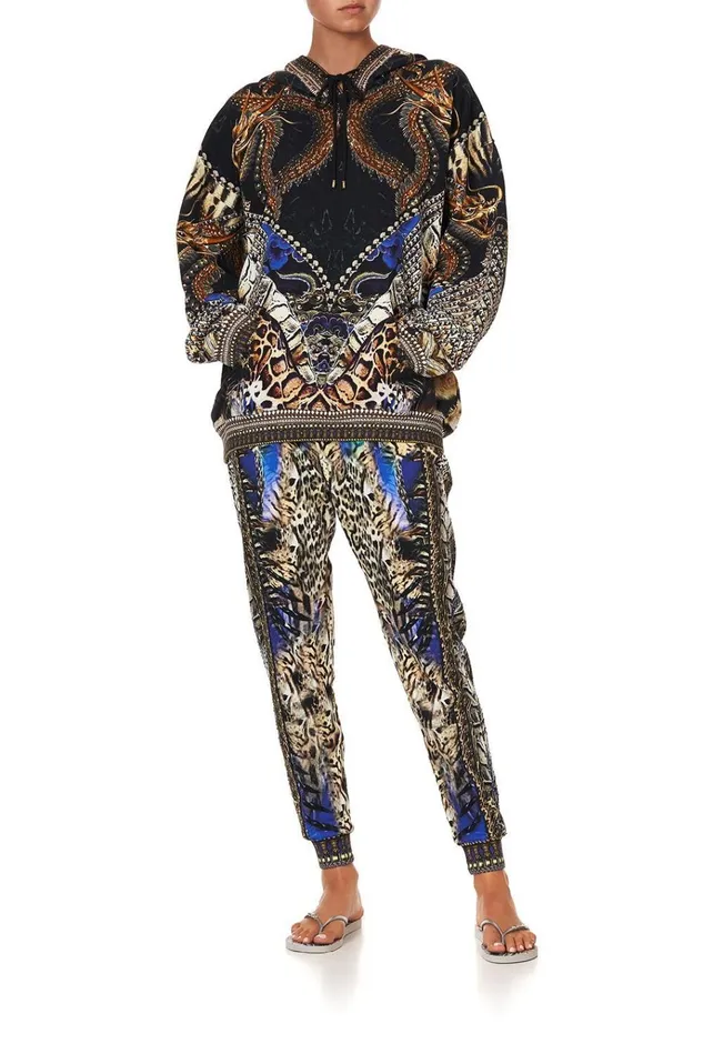 Camilla Loungewear Women Oversize Boyfriend Hoodie Dragon Lady