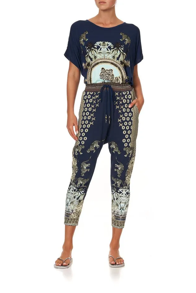 Camilla Loungewear Women Rib Waist Relaxed Pant A Little Past Twilight