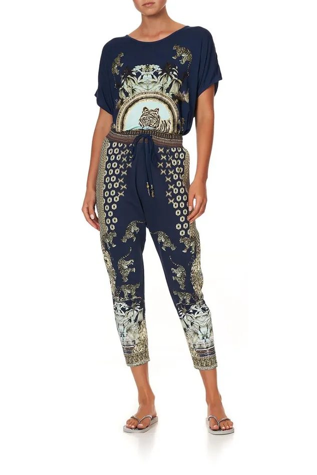 Camilla Loungewear Women Rib Waist Relaxed Pant A Little Past Twilight