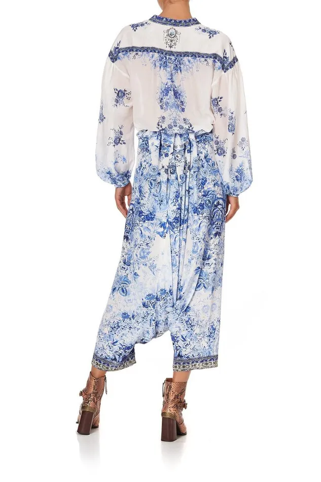 Camilla Mini Dresses Women Blouson Sleeve Shirt Dress High Tea