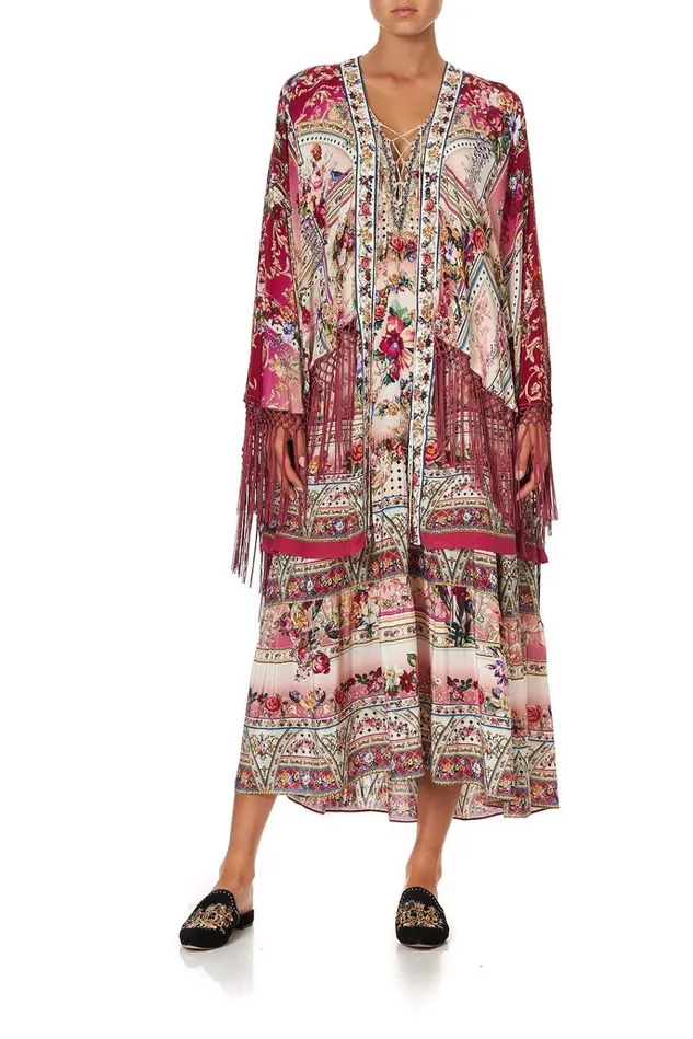 Camilla Modest Clothing Women Draped HighLow Layer Summoned By A Rose