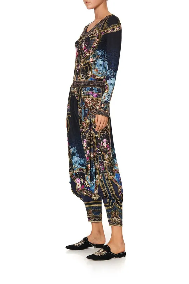 Camilla Modest Clothing Women Jersey Drape Pant With Pocket Fields Of Treasure