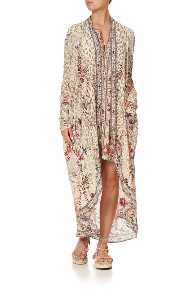 Camilla Modest Clothing Women Long Casual Jacket With Pockets Drifting Dreamer