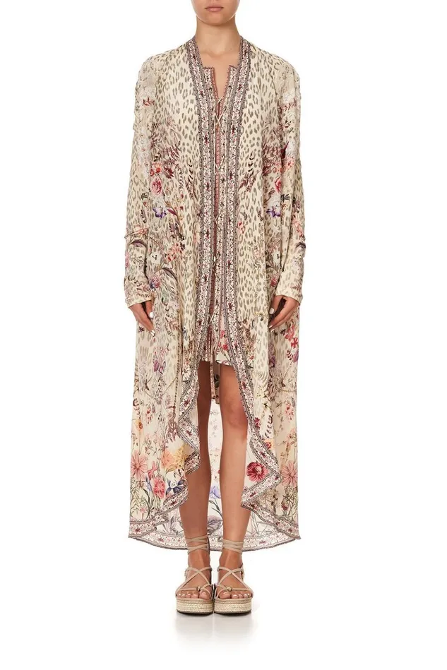 Camilla Modest Clothing Women Long Casual Jacket With Pockets Drifting Dreamer