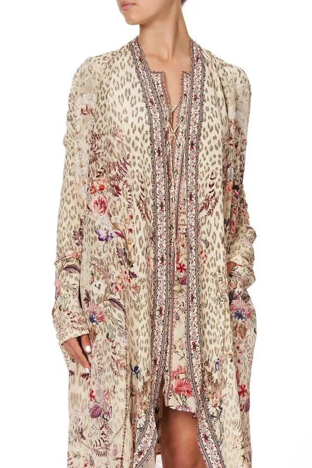 Camilla Modest Clothing Women Long Casual Jacket With Pockets Drifting Dreamer