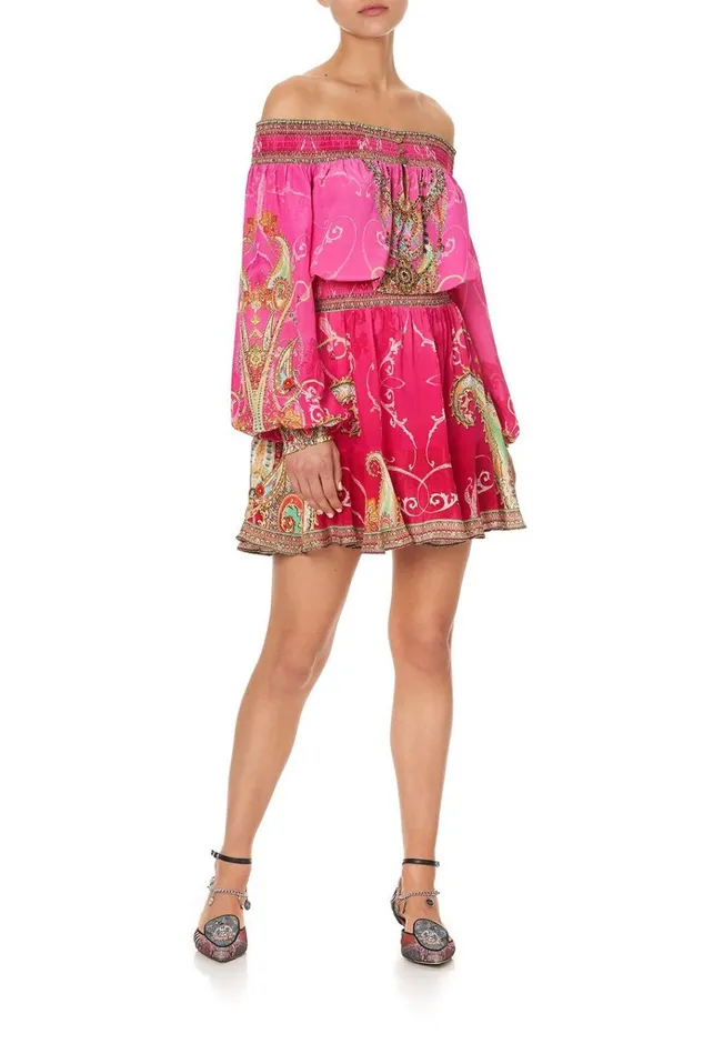 Camilla Party Dresses Women Off Shoulder Short Dress Rainbow Rhythm