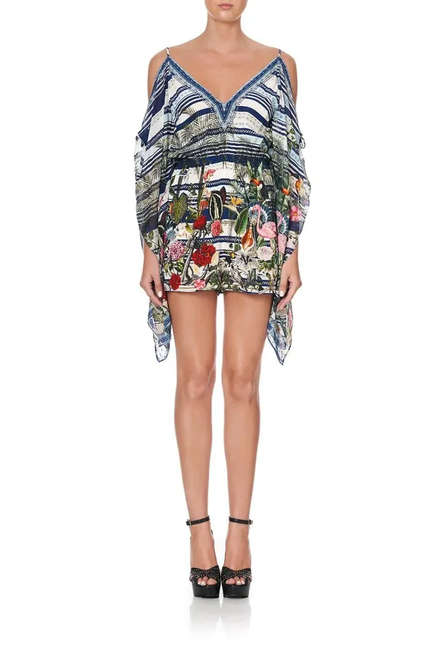 Camilla Playsuits and Jumpsuits Women Playsuit With Scarf Side Solis Heart