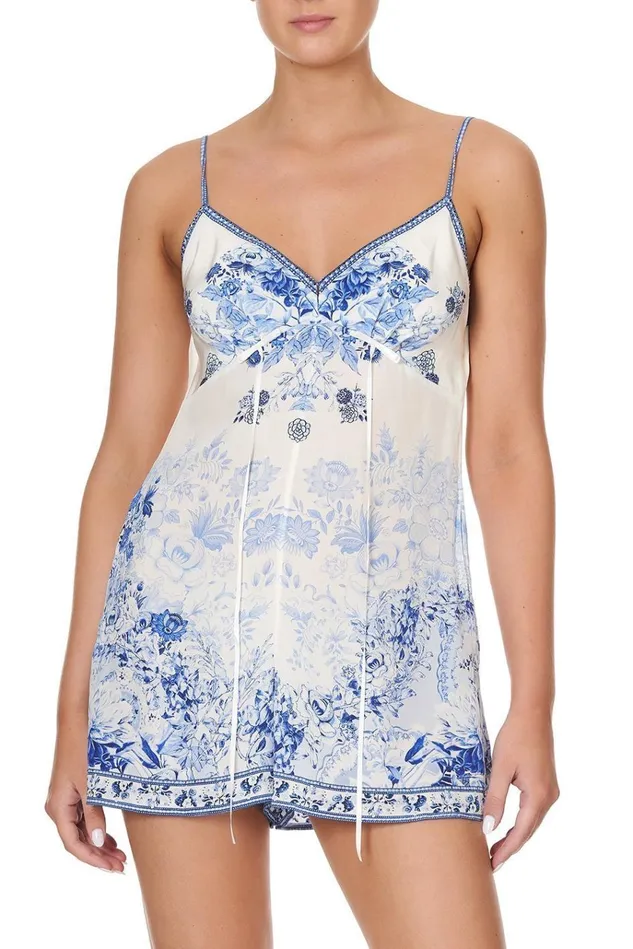 Camilla Playsuits and Jumpsuits Women Tuck Front Playsuit High Tea