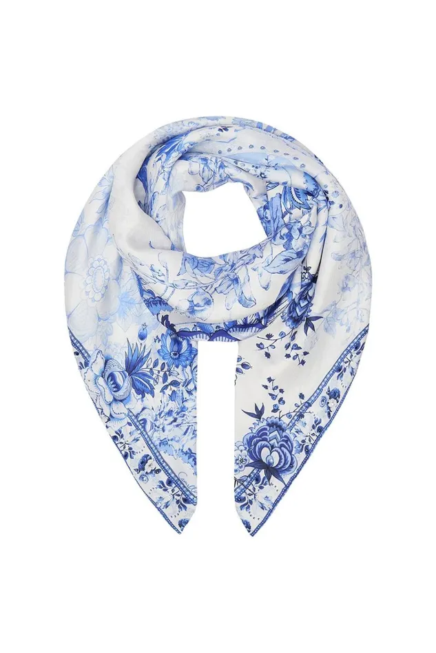 Camilla Scarves Women Large Square Scarf High Tea