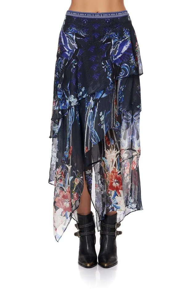 Camilla Skirts Women Asymmetrical Ruffle Skirt Mare Mystique