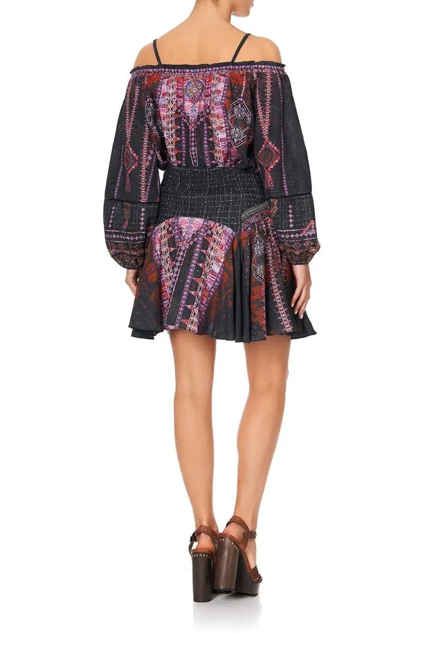 Camilla Skirts Women Mini Skirt With Shaped Yoke Mina Mina