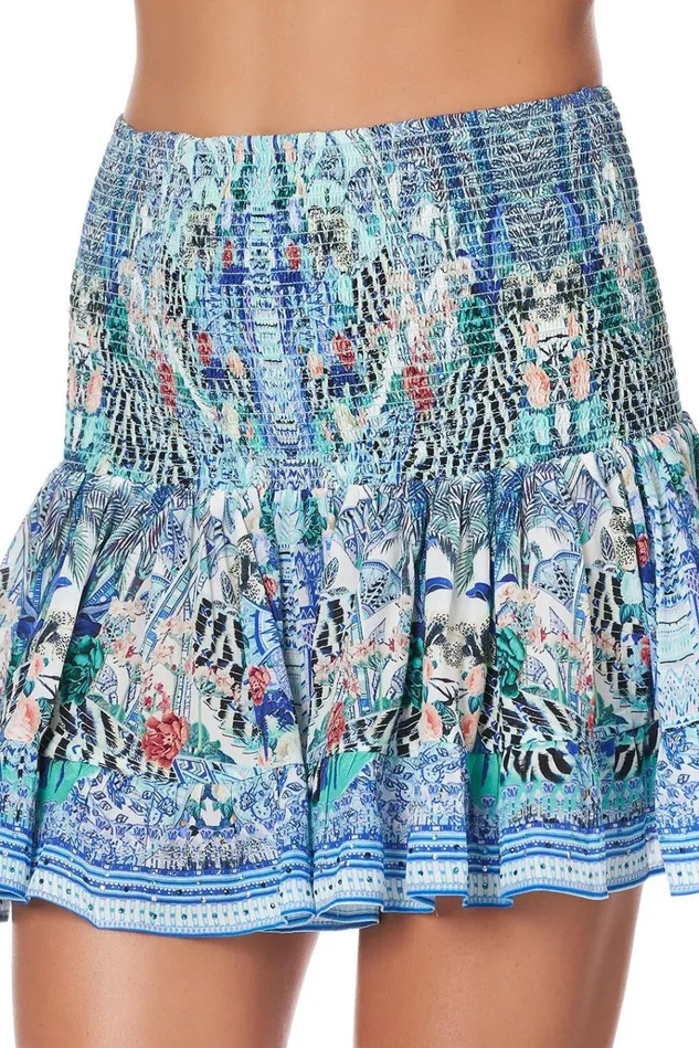 Camilla Skirts Women Short Shirred Skirt Wings Of Luxor