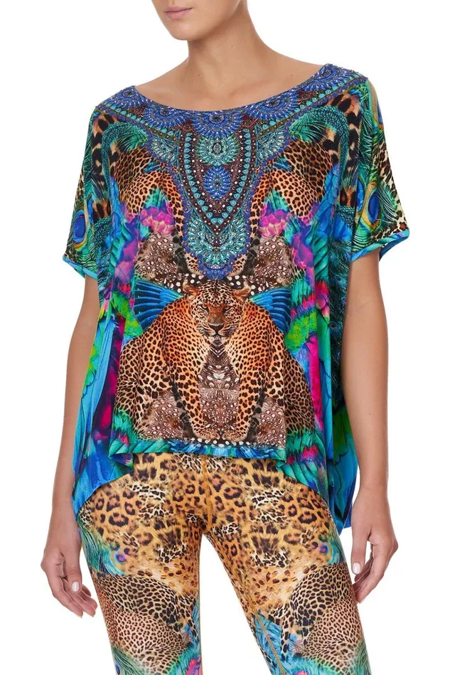 Camilla Tees Women Loose Fit Round Neck Tee Mother Xanadu
