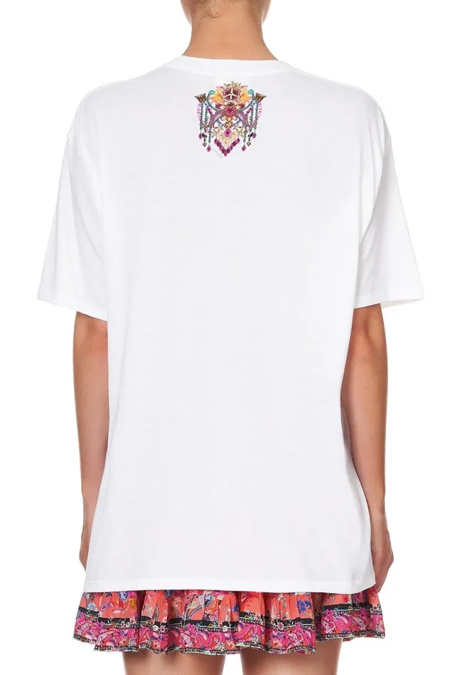 Camilla Tees Women Oversize Band Tee Let The Sun Shine