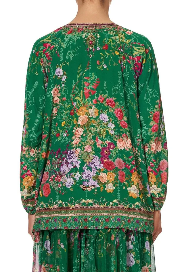Camilla Tops Women Lace Up Blouse Diaries From A Villa