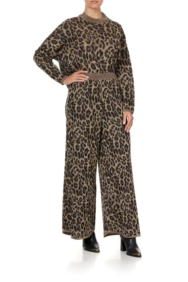 Camilla Trousers and Leggings Women Super Wide Flare Pant Lotus Lovers