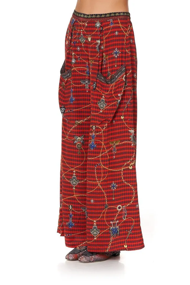 Camilla Trousers and Leggings Women Wide Leg Trouser With Front Pockets Queens Children