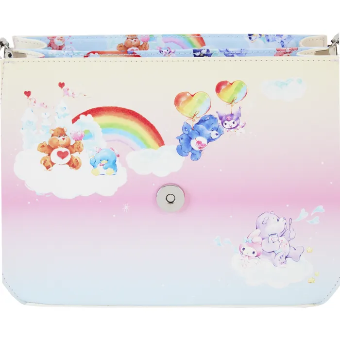 Care Bears X Sanrio Exclusive Hello Kitty and Friends CareALot Crossbody Bag Unisex Loungefly Crossbody Bags Care Bears X Sanrio Exclusive Hello Kitty and Friends CareALot Crossbody Bag Unisex Loungefly Crossbody Bags