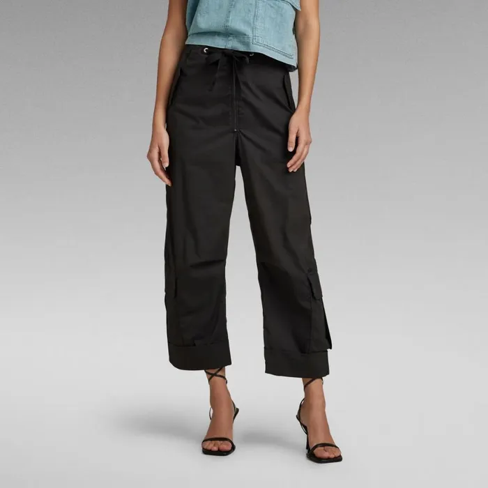 Cargos and Chinos Women GStar RAW Utility Pants Dark Black