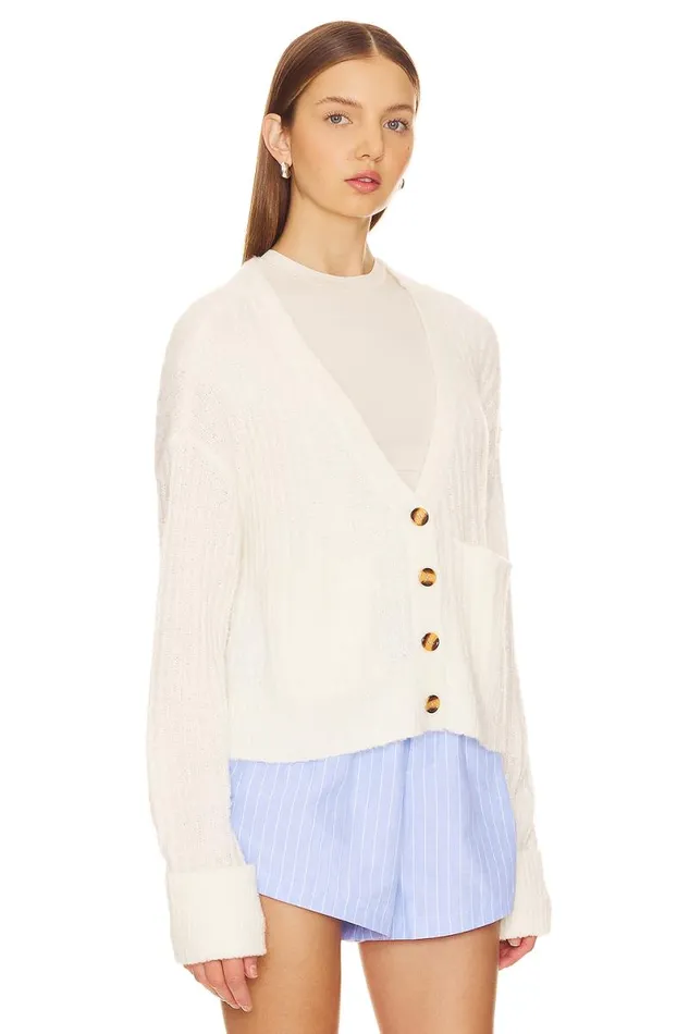 Caroline Cardigan Ivory Women Lovers and Friends Sweaters and Knits