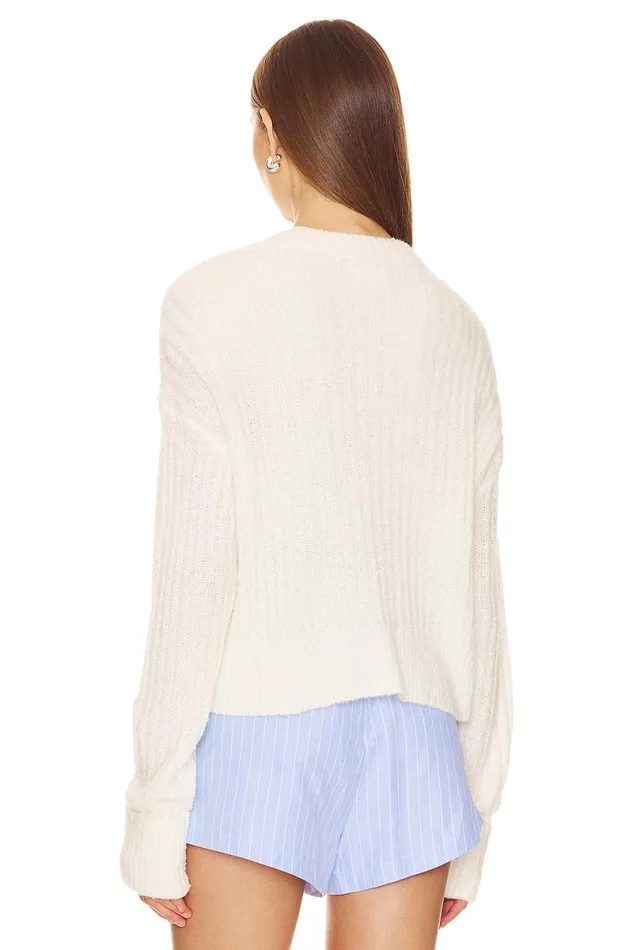 Caroline Cardigan Ivory Women Lovers and Friends Sweaters and Knits