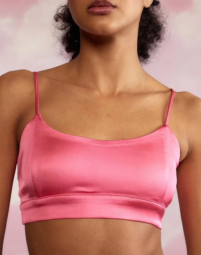 Casey Satin Bralette 8211 Htpnk Women Cynthia Rowley Tops