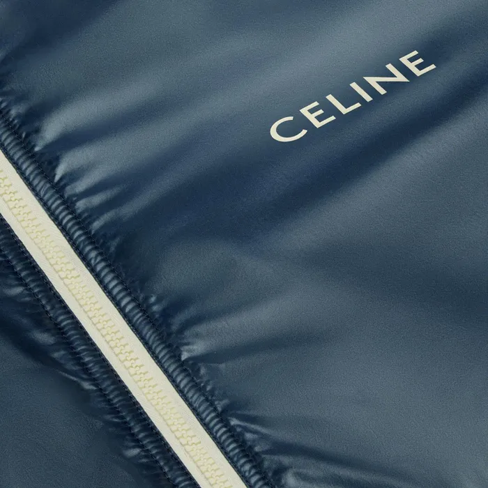 Celine Blouson Jacket In Lightweight Nylon Navy Men CELINE COATS and BLOUSONS