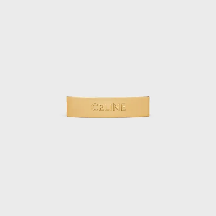 Celine Hair Clip In Brass And Steel With Gold Finish Gold Women CELINE HAIR ACCESSORIES Celine Hair Clip In Brass And Steel With Gold Finish Gold Women CELINE HAIR ACCESSORIES