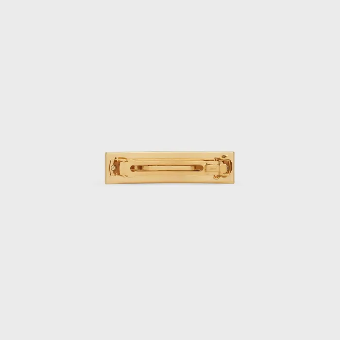 Celine Hair Clip In Brass And Steel With Gold Finish Gold Women CELINE HAIR ACCESSORIES Celine Hair Clip In Brass And Steel With Gold Finish Gold Women CELINE HAIR ACCESSORIES