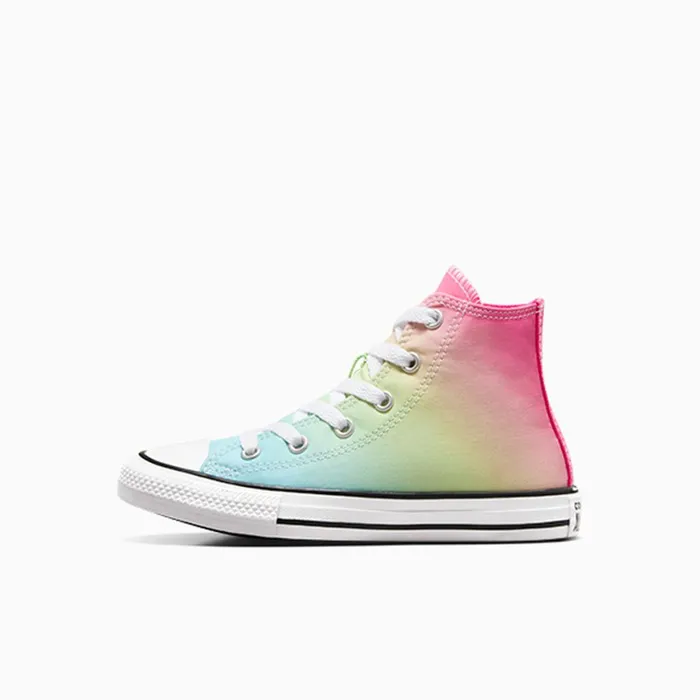 Converse High Top Chuck Taylor All Star Bright Ombre Triple Cyanchaos Fuchsia 8211 Kids