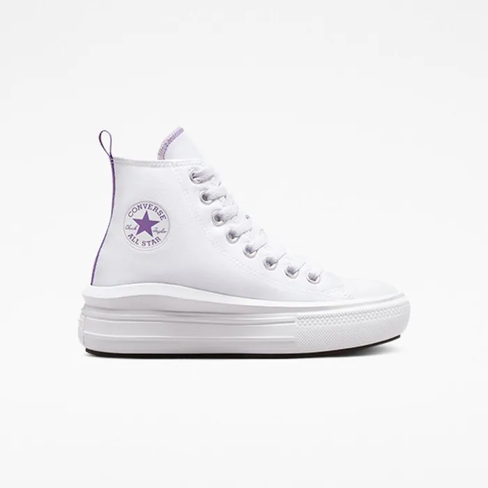 Converse High Top Chuck Taylor All Star Move Platform Whitepixel Purplewhite 8211 Kids Converse High Top Chuck Taylor All Star Move Platform Whitepixel Purplewhite 8211 Kids