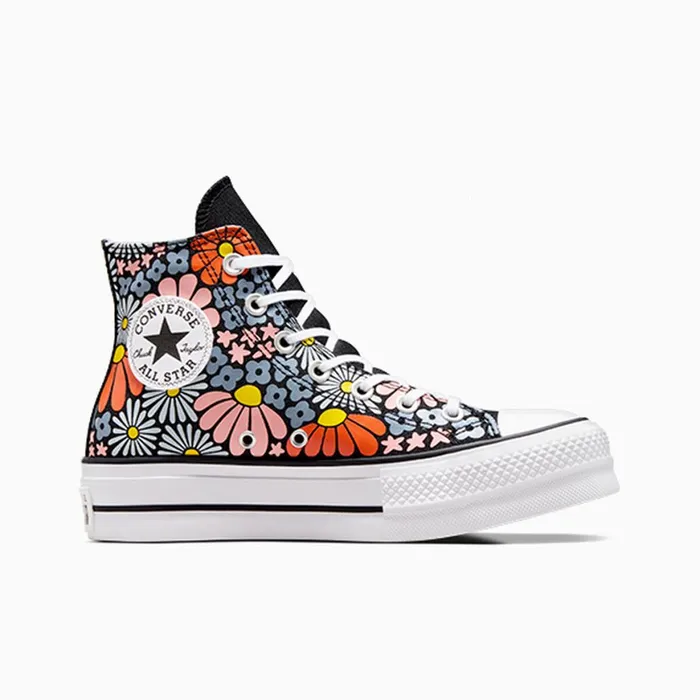 Converse Lift Platforms Chuck Taylor All Star Lift Platform Floral Blackwhitepale Magma 8211 Women Converse Lift Platforms Chuck Taylor All Star Lift Platform Floral Blackwhitepale Magma 8211 Women
