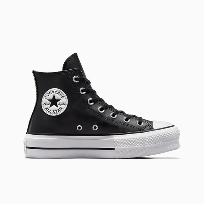 Converse Lift Platforms Chuck Taylor All Star Lift Platform Leather Blackblackwhite 8211 Women Converse Lift Platforms Chuck Taylor All Star Lift Platform Leather Blackblackwhite 8211 Women