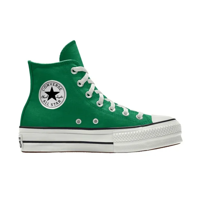 Converse Platforms Custom Chuck Taylor All Star Lift Platform By You Amazon Green 8211 MenWomen Converse Platforms Custom Chuck Taylor All Star Lift Platform By You Amazon Green 8211 MenWomen