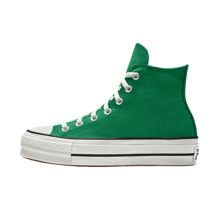 Converse Platforms Custom Chuck Taylor All Star Lift Platform By You Amazon Green 8211 MenWomen
