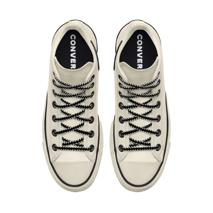 Converse Platforms Custom Chuck Taylor All Star Lift Platform Leather By You Egret 8211 MenWomen