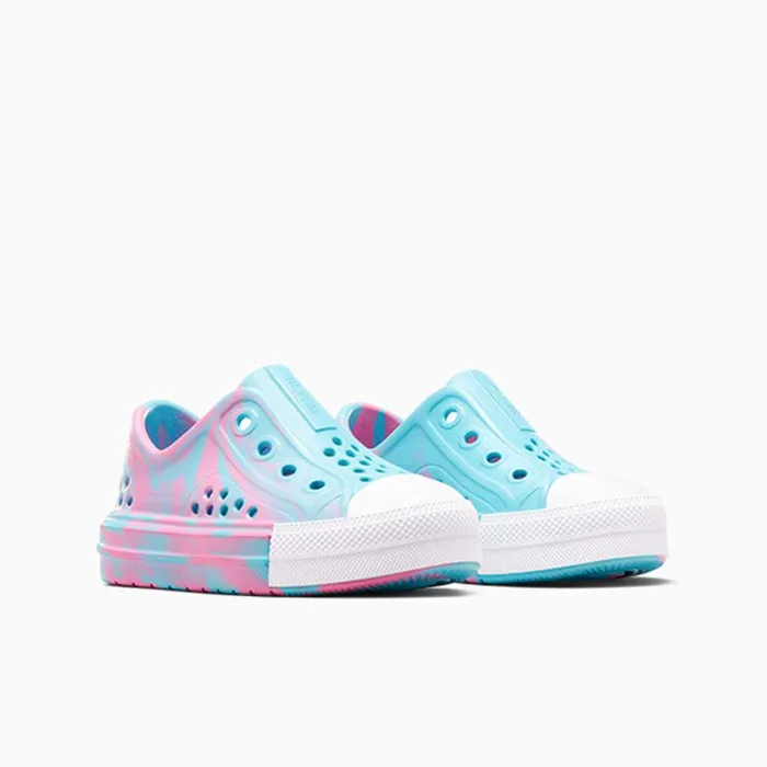 Converse SlipOns Chuck Taylor All Star Play Lite CX Oops Pinktriple Cyanwhite 8211 Kids