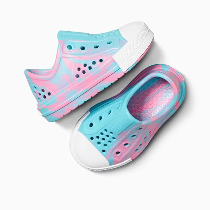 Converse SlipOns Chuck Taylor All Star Play Lite CX Oops Pinktriple Cyanwhite 8211 Kids