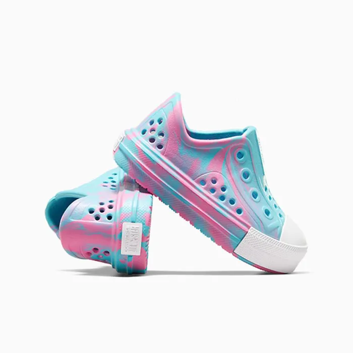 Converse SlipOns Chuck Taylor All Star Play Lite CX Oops Pinktriple Cyanwhite 8211 Kids