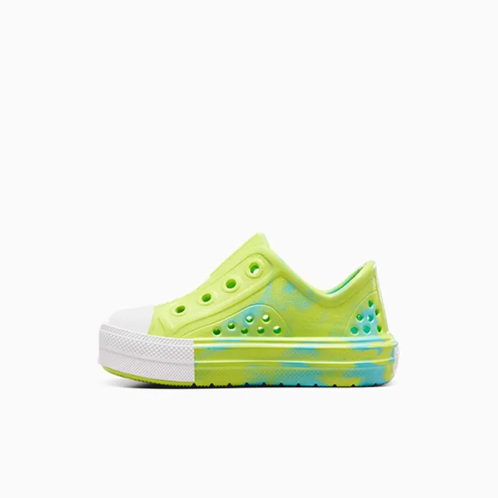 Converse SlipOns Chuck Taylor All Star Play Lite CX Triple Cyanslime Lightwhite 8211 Kids