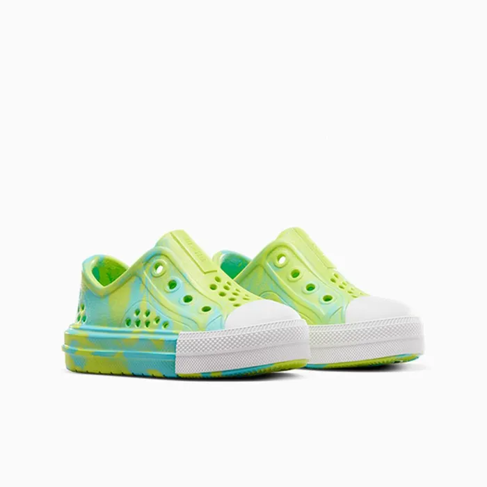 Converse SlipOns Chuck Taylor All Star Play Lite CX Triple Cyanslime Lightwhite 8211 Kids