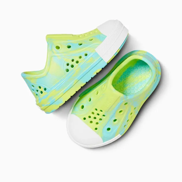 Converse SlipOns Chuck Taylor All Star Play Lite CX Triple Cyanslime Lightwhite 8211 Kids