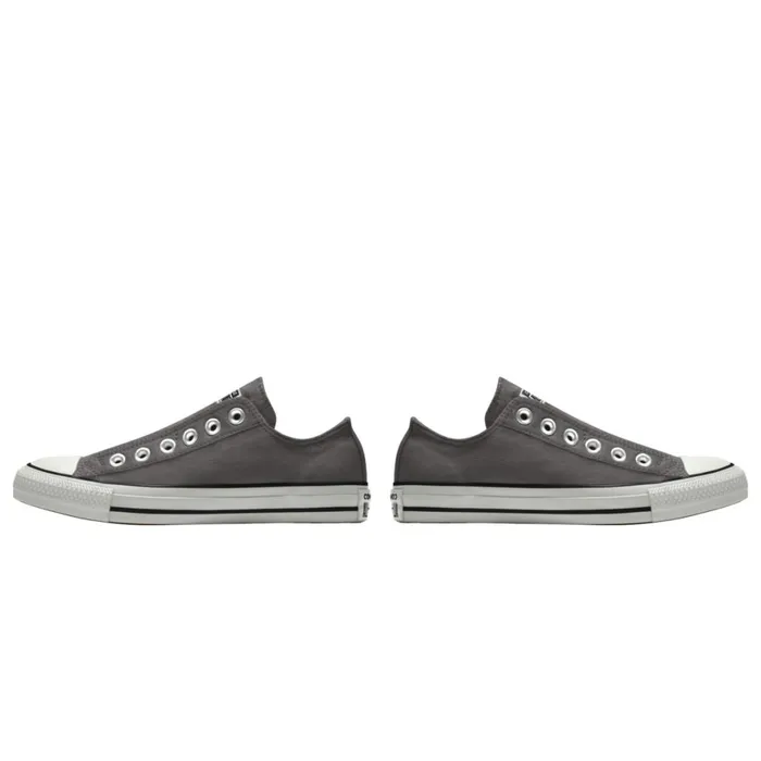 Converse SlipOns Custom Chuck Taylor All Star Slip By You Charcoal 8211 MenWomen
