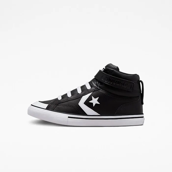 Converse SlipOns Pro Blaze Strap Blackwhitewhite 8211 Kids