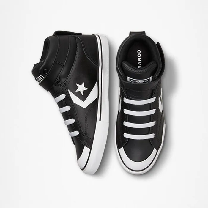 Converse SlipOns Pro Blaze Strap Blackwhitewhite 8211 Kids