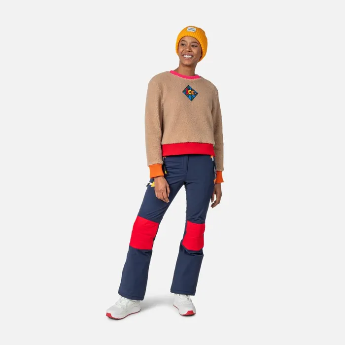 Damen Sweatshirts Und Pullover Rossignol Damenfleecepullover JCC Lumy Beigemountain