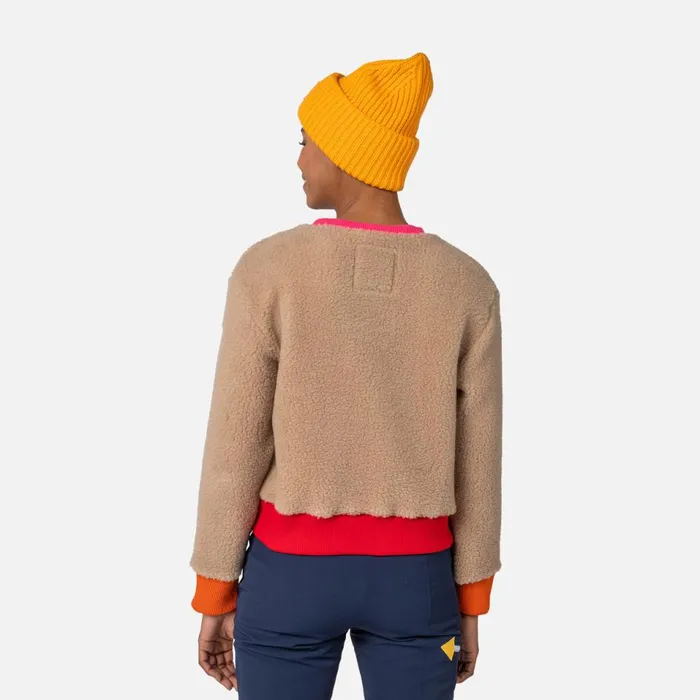 Damen Sweatshirts Und Pullover Rossignol Damenfleecepullover JCC Lumy Beigemountain