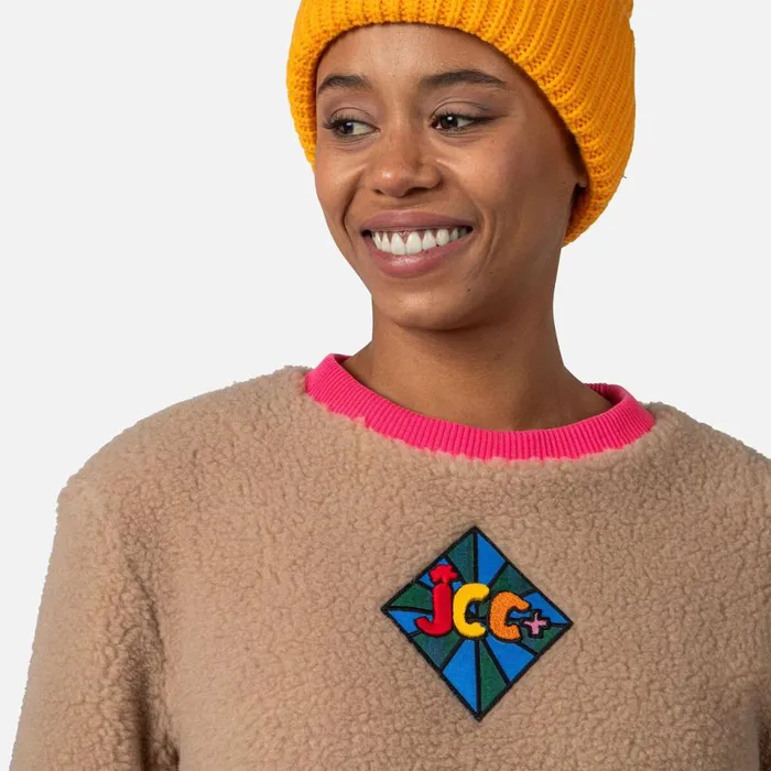 Damen Sweatshirts Und Pullover Rossignol Damenfleecepullover JCC Lumy Beigemountain